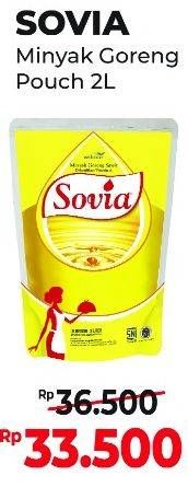 Promo Harga SOVIA Minyak Goreng 2000 ml - Alfamart