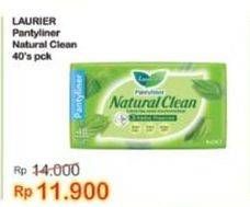 Promo Harga Laurier Pantyliner Natural Clean 40 pcs - Indomaret