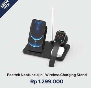 Promo Harga Feeltek Neptune 4 in 1 Wireless Charging  - iBox