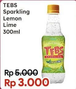 Promo Harga Tebs Sparkling Lemon Lime 300 ml - Indomaret