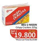 Promo Harga NISSIN Crispy Crackers per 2 pouch 225 gr - Alfamidi