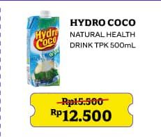 Promo Harga Hydro Coco Minuman Kelapa Original 500 ml - Indomaret