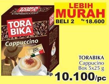 Promo Harga Torabika Cappuccino per 2 box 5 pcs - Giant