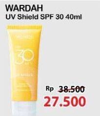 Promo Harga Wardah UV Shield Essential Sunscreen Gel SPF 30 PA+++ 40 ml - Alfamart