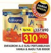 Promo Harga ENFAGROW A+3 Susu Bubuk Madu, Vanilla 800 gr - Superindo