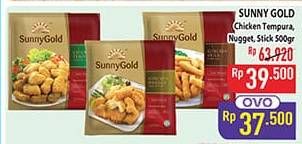 Promo Harga Sunny Gold Chicken Tempura/Stick  - Hypermart