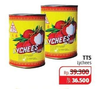 Promo Harga TTS Lychees In Syrup 567 gr - Lotte Grosir