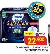 Promo Harga Charm Safe Night Wing 29cm 30 pcs - Superindo