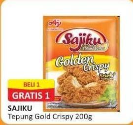 Promo Harga Ajinomoto Sajiku Tepung Bumbu Golden Crispy 200 gr - Alfamart