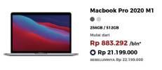 Promo Harga Apple Macbook Pro 2020 M1  - Erafone