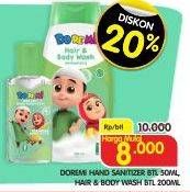 Promo Harga DOREMI Hand Sanitizer 50ml/Hair & Body Wash 200ml  - Superindo