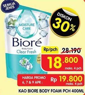 Promo Harga Biore Body Foam Beauty All Variants 450 ml - Superindo
