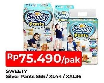 Promo Harga Sweety Silver Pants S66, XXL36, XL44 36 pcs - TIP TOP