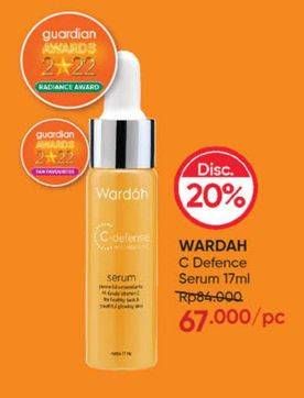 Promo Harga Wardah C Defense Serum 17 ml - Guardian