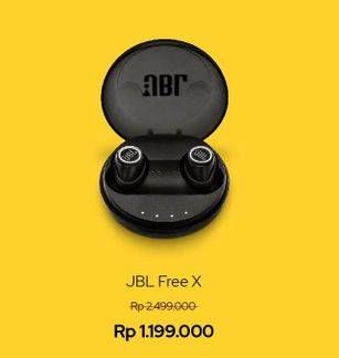 Promo Harga JBL Free X | Bluetooth Wireless In-Ear Headphones  - iBox