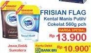 Promo Harga FRISIAN FLAG Susu Kental Manis Cokelat, Putih 560 gr - Indomaret