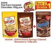 Promo Harga Oishi Popcorn Coklat, Karamel 100 gr - Indomaret