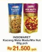 Promo Harga Mix Nuts/ Kacang Mete 80gr  - Indomaret