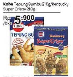 Promo Harga Kobe Tepung Bumbu / Kentucky Super Crispy  - Carrefour