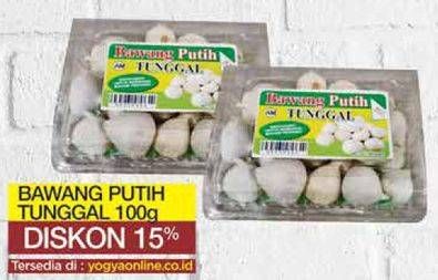 Promo Harga Bawang Putih Tunggal 100 gr - Yogya