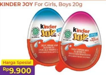 Promo Harga Kinder Joy Chocolate Crispy Girls, Boys 20 gr - Alfamart