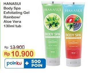 Promo Harga Hanasui Body Spa Gel Aloe Vera, Rainbow 130 ml - Indomaret