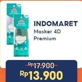 Promo Harga INDOMARET Masker 4D 4 pcs - Indomaret