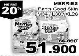 Promo Harga Merries Pants Good Skin M34, L30, XL26  - Giant