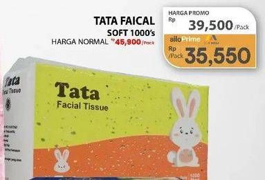 Promo Harga Tata Facial Tissue 1000 sheet - Carrefour