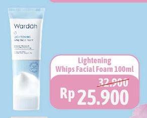 Promo Harga WARDAH Lightening Whip Facial Foam 100 ml - Alfamidi