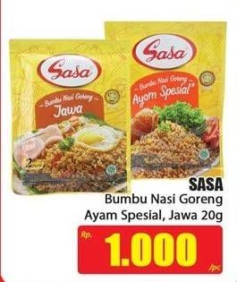 Promo Harga SASA Bumbu Nasi Goreng Jawa, Ayam Spesial 20 gr - Hari Hari