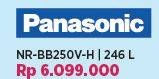 Promo Harga Panasonic NR-BB250V-H Kulkas 2 Pintu  - COURTS