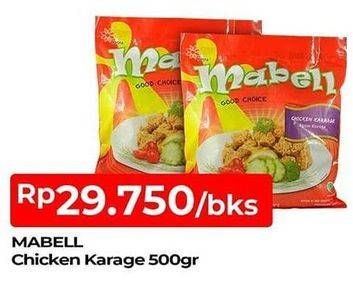Promo Harga MABELL Chicken Karaage 500 gr - TIP TOP