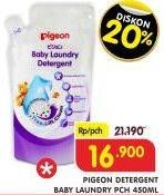Promo Harga PIGEON Baby Liquid Laundry Detergent 450 ml - Superindo