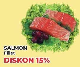 Promo Harga Salmon Fillet per 100 gr - Yogya