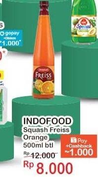 Promo Harga Freiss Syrup Squash Orange 500 ml - Indomaret