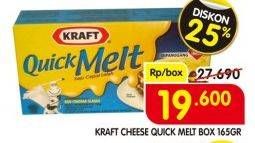 Promo Harga KRAFT Quick Melt 165 gr - Superindo