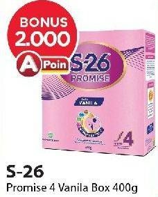 Promo Harga S26 Promise Susu Pertumbuhan Vanilla 400 gr - Alfamart