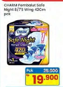 Promo Harga Charm Safe Night Gathers 42cm 7 pcs - Indomaret