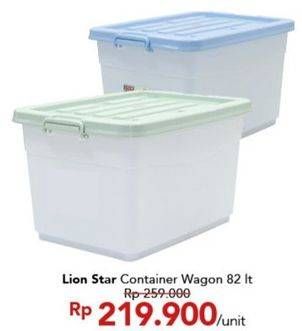 Promo Harga LION STAR Wagon Container 82000 ml - Carrefour