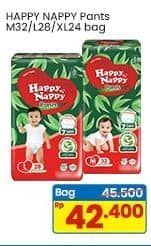 Promo Harga Happy Nappy Smart Pantz Diaper M32, L28, XL24 24 pcs - Indomaret