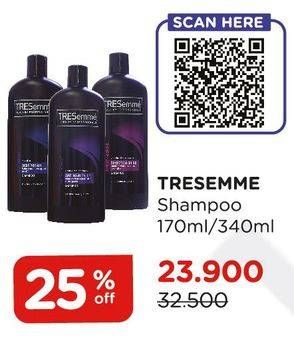 Promo Harga TRESEMME Shampoo 170 ml - Watsons