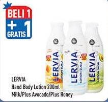 Promo Harga LERVIA Lotion Milk, Honey, Avocado 200 ml - Hypermart