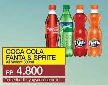 Promo Harga COCA COLA Minuman Soda All Variants 390 ml - Yogya