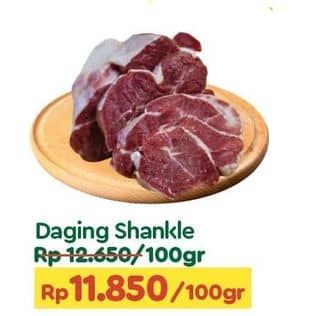 Promo Harga Daging Sengkel (Shankle) per 100 gr - TIP TOP