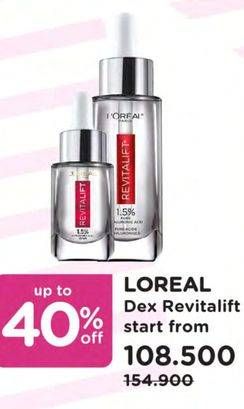 Promo Harga LOREAL Dex Revitalift Crystal Micro Essence 22 ml - Watsons