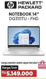 Promo Harga HP 14" Laptop 14S-DQ3111TU  - COURTS