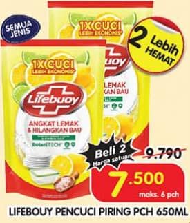 Promo Harga Lifebuoy Pencuci Piring All Variants 650 ml - Superindo