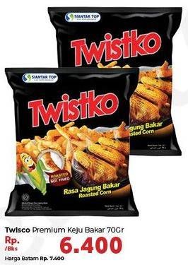 Promo Harga TWISTKO Snack Jagung Bakar Keju Bakar 70 gr - Carrefour
