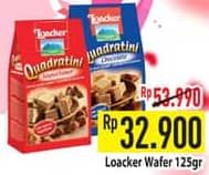 Promo Harga Loacker Quadratini Wafer 125 gr - Hypermart